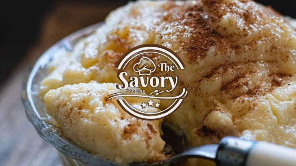 Creamy Coconut Milk Semolina Pudding: